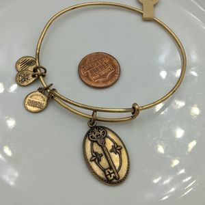 Alex and Ani Rafaleian Gold Key to b Live Bracelet